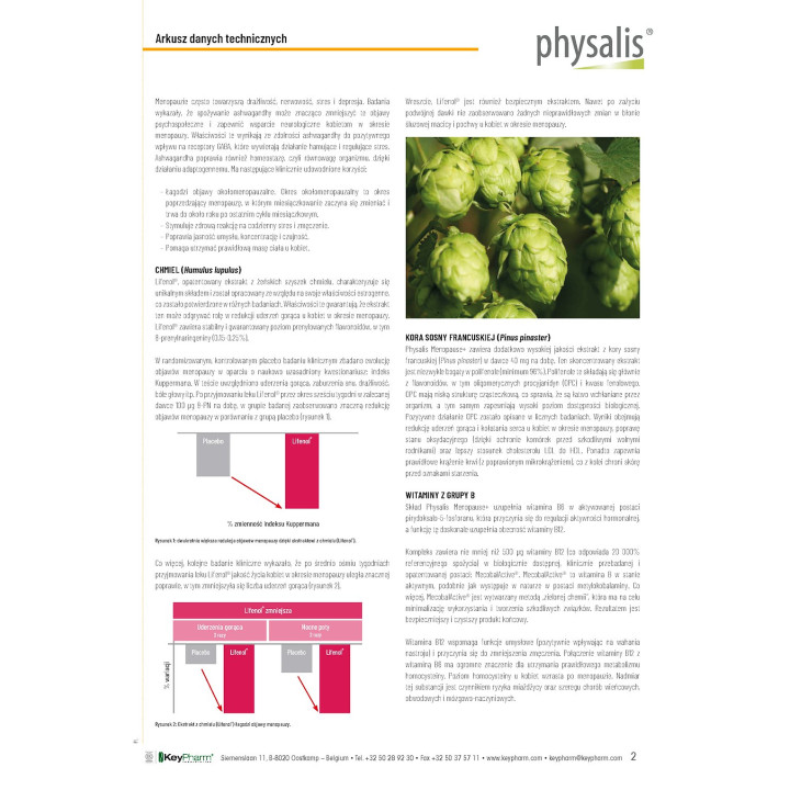 Tabletki na Menopauzę Menopause+ 30 szt. - Physalis - Ekochatka