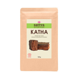 Maseczka Ziołowa do Włosów Katha Ekologiczna 100 g - Sattva - Ekochatk