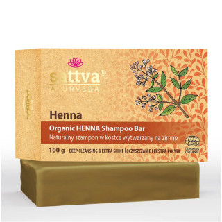 Szampon w Kostce z Henną ECO 100 g - Sattva - Ekochatka