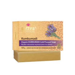 Mydło Naturalne Kumkumadi z Kurkumą ECO 100 g - Sattva - Ekochatka