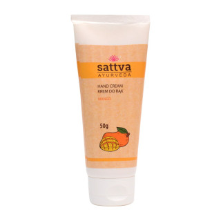Krem do Rąk Mango z Masłem Shea 50 g - Sattva - Ekochatka