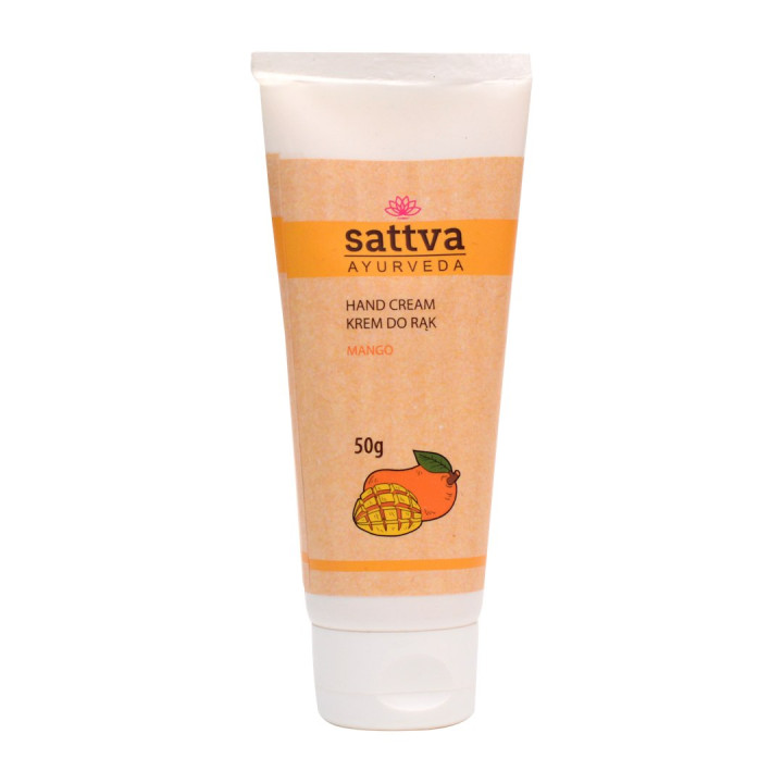 Krem do Rąk Mango z Masłem Shea 50 g - Sattva - Ekochatka