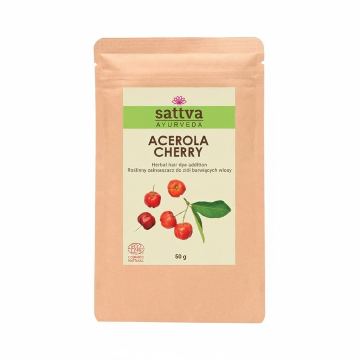 Zakwaszacz Roślinny do Henny Acerola ECO 50 g - Sattva - Ekochatka