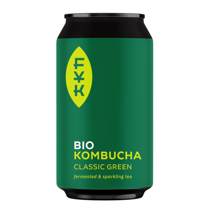 Kombucha Herbata Zielona Bezglutenowa BIO 330 ml - Forever Young Kombu