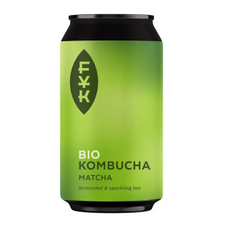 Kombucha Matcha Bezglutenowa BIO 330 ml - Forever Young Kombucha - Eko