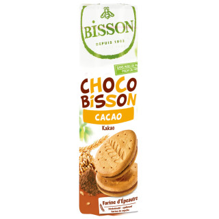 Ciastka Markizy Orkiszowe z Kremem Kakaowym BIO 300 g - Bisson - Ekoch