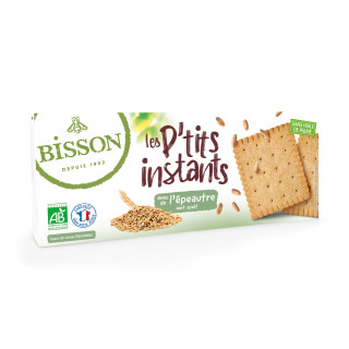 Herbatniki Zbożowe z Mąką Orkiszową BIO 155 g - Bisson - Ekochatka
