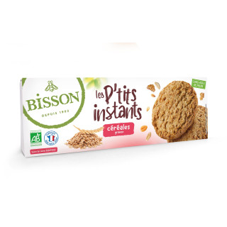 Ciastka Zbożowe z Sezamem i Płatkami Owsianymi BIO 150 g - Bisson - Ek