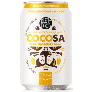 Woda Kokosowa z Sokiem z Mango 330 ml - Diet-Food - Ekochatka