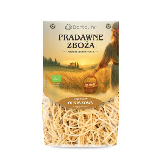 Makaron Orkiszowy Jajeczny Krajanka Średnia BIO 250 g - Bartolini - Ek