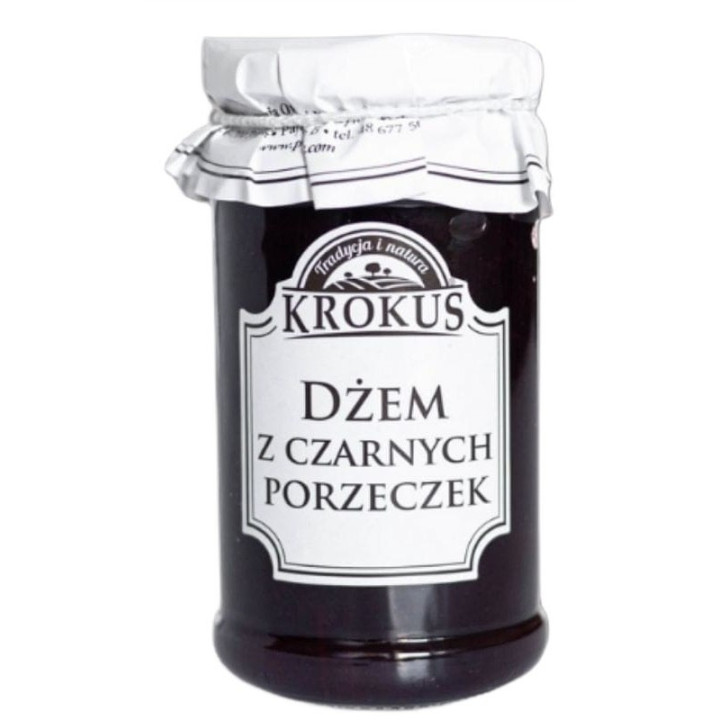 Dżem z Czarnych Porzeczek Bezglutenowy 235 g - Krokus - Ekochatka