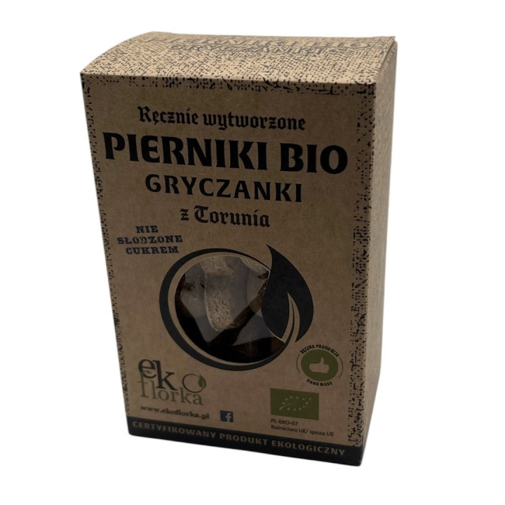 Pierniki Gryczanki z Miodem i Przyprawami BIO 160 g - Ekoflorka - Ekoc