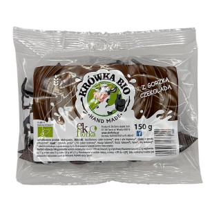 Krówki z Czekoladą Gorzką Bezglutenowe BIO 150 g - Ekoflorka - Ekochat