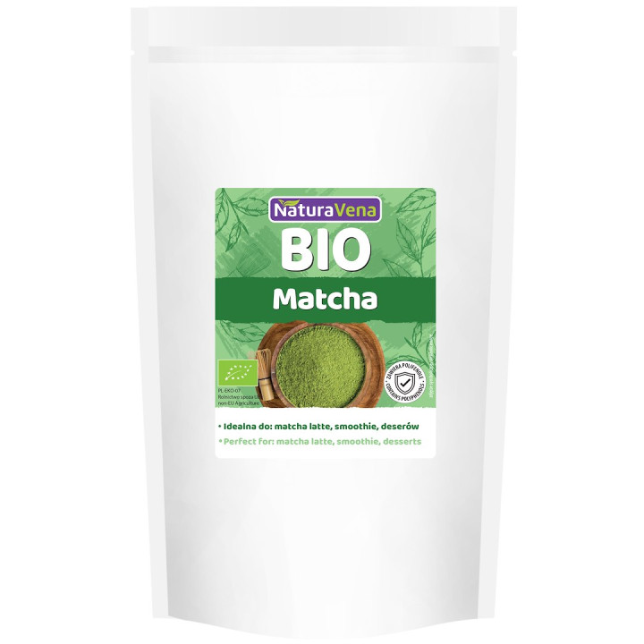 Herbata Zielona Matcha BIO 100 g - Naturavena - Ekochatka