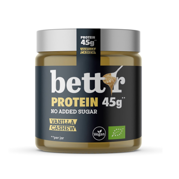Krem Proteinowy z Orzechów Nerkowca z Wanilią BIO 250 g - Bett'r - Eko