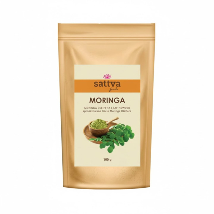 Moringa Oleifera w Proszku 100 g - Sattva - Ekochatka