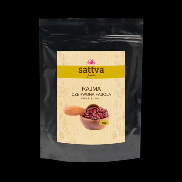 Fasola Czerwona Rajma 1 kg - Sattva - Ekochatka