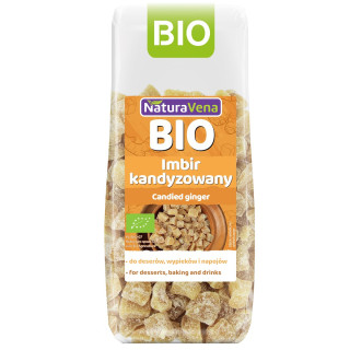 Imbir Kandyzowany BIO 100 g - Naturavena - Ekochatka