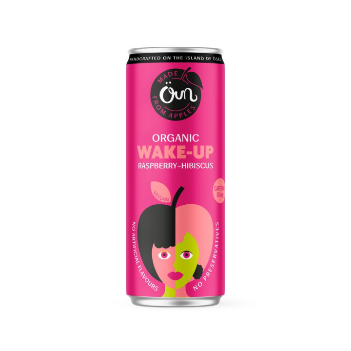 Napój na Pobudzenie Malina-Hibiskus z Guaraną BIO 250 ml - Oun - Ekoch