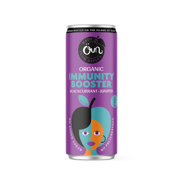 Napój Gazowany Czarna Porzeczka i Jałowiec BIO 250 ml - Oun - Ekochatk