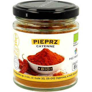 Pieprz Cayenne Mielony Bezglutenowy BIO 85 g - Pięć Przemian - Ekochat