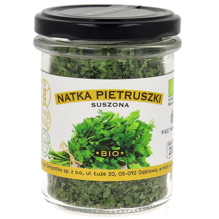 Natka Pietruszki Suszona Bezglutenowa BIO 20 g - Pięć Przemian - Ekoch