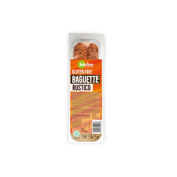 Bagietka Bezglutenowa z Ziarnami na Zakwasie 175 g - Balviten - Ekocha