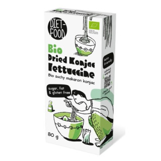 Makaron Konjac Fettuccine Bezglutenowy BIO 80 g - Diet-Food - Ekochatk