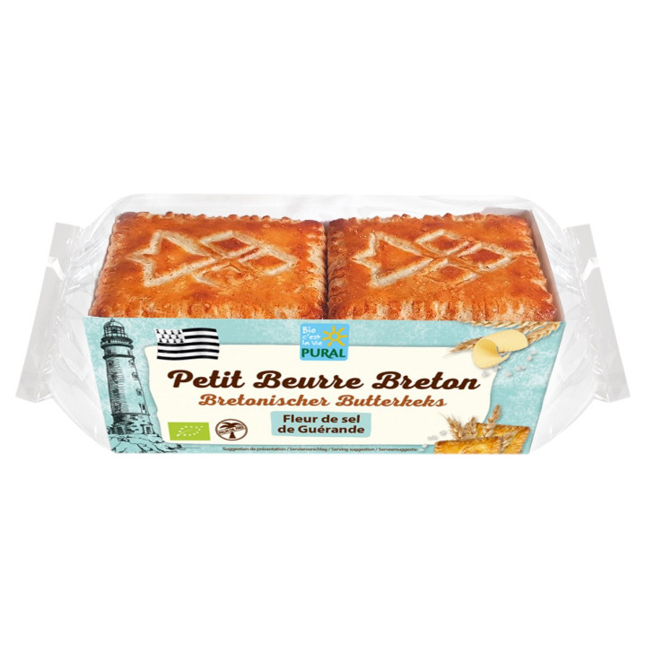 Ciastka Maślane Bretońskie z Solą Morską BIO 220 g - Pural - Ekochatka