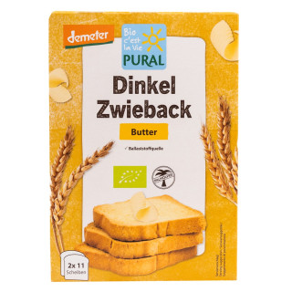Sucharki Orkiszowe Maślane BIO 200 g - Pural - Ekochatka