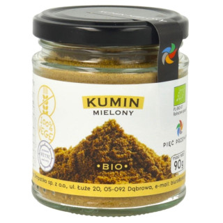 Kumin Mielony Bezglutenowy BIO 90 g - Pięć Przemian - Ekochatka
