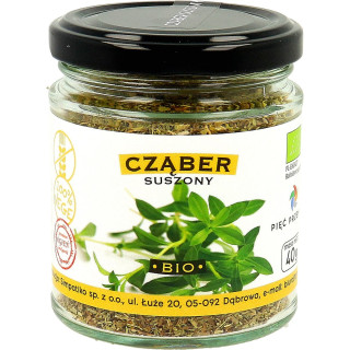 Cząber Suszony Bezglutenowy BIO 40 g - Pięć Przemian - Ekochatka