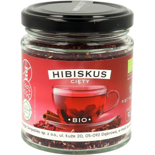 Hibiskus Suszony Bezglutenowy BIO 90 g - Pięć Przemian - Ekochatka