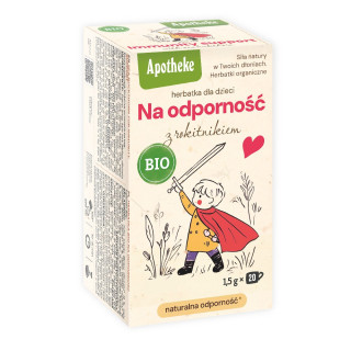 Herbatka Dla Dzieci na Odporność z Rokitnikiem BIO 30 g - Apotheke - E