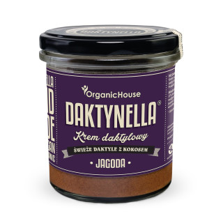 Krem Kokosowo-Daktylowy z Jagodą Bezglutenowy BIO 280 g - OrganicHouse