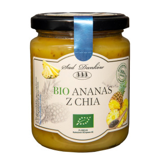 Mus Ananasowy z Nasionami Chia BIO 250 g - Sad Danków - Ekochatka
