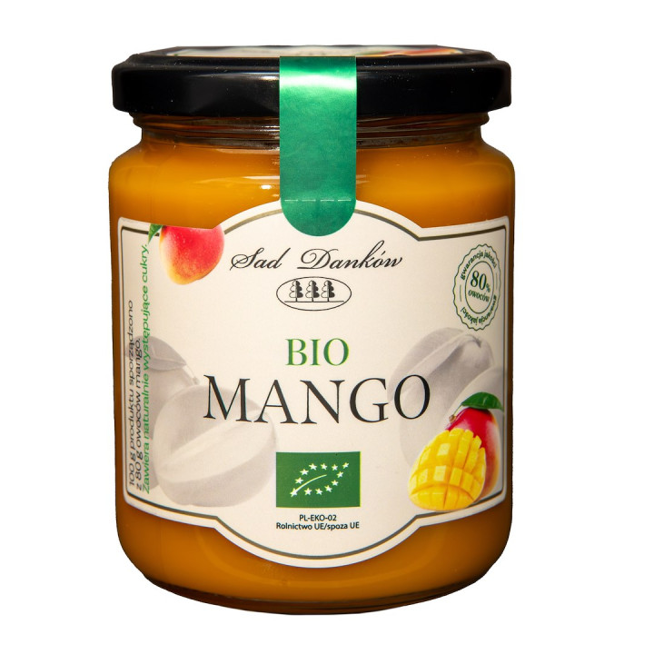 Mus Mango 80% Owoców BIO 260 g - Sad Danków - Ekochatka