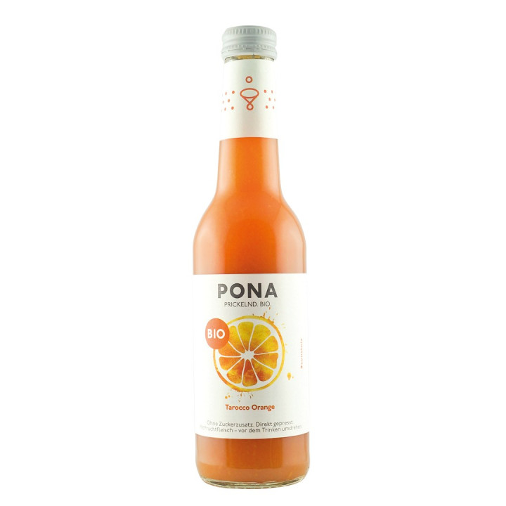 Napój Gazowany Pomarańcza Tarocco BIO 330 ml - Pona - Ekochatka