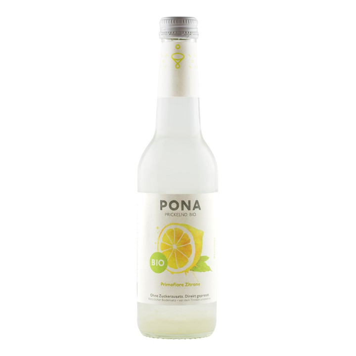 Napój Gazowany Cytryna Primofiore BIO 330 ml - Pona - Ekochatka