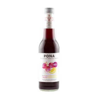 Napój Gazowany Czerwone Winogrona i Cytryna BIO 330 ml - Pona - Ekocha