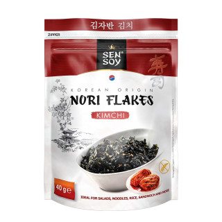 Płatki Nori Kimchi Bezglutenowe 40 g - Sen Soy - Ekochatka