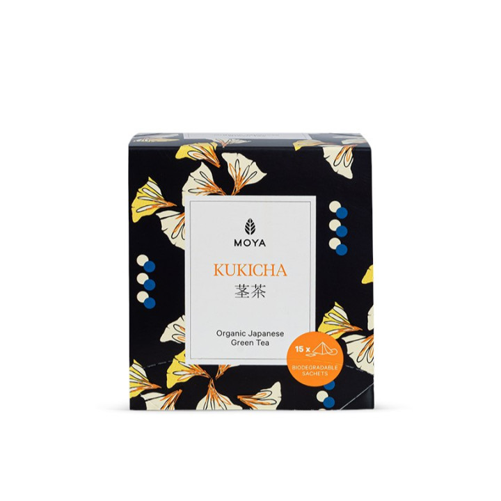 Herbata Zielona Kukicha Japońska BIO 22,5 g - Moya Matcha - Ekochatka