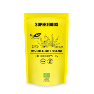 Nasiona Konopi Łuskane BIO 200 g Superfood Wegańskie - Bio Planet - Ek