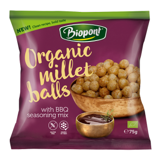 Chrupki Jaglane Barbecue Bezglutenowe BIO 75 g - Biopont - Ekochatka
