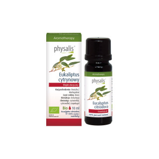 Olejek Eteryczny Eukaliptus Cytrynowy BIO 10 ml - Physalis - Ekochatka