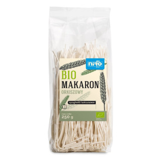 Makaron Spaghetti Orkiszowy Luksusowy BIO 250 g - Niro - Ekochatka