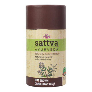 Henna Orzechowy Brąz ECO Wegańska 150 g - Sattva - Ekochatka