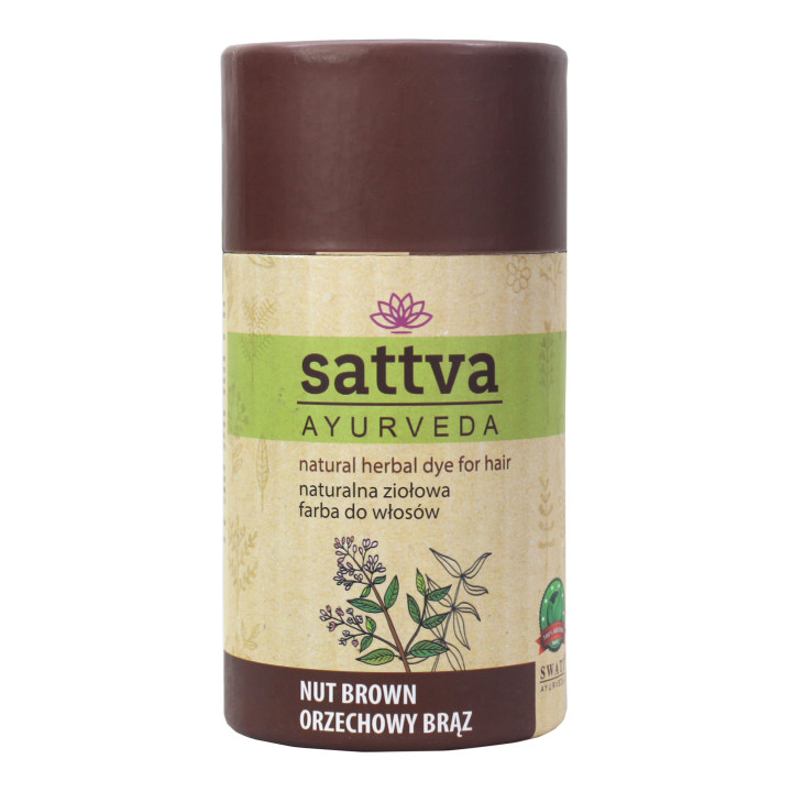 Henna Orzechowy Brąz ECO Wegańska 150 g - Sattva - Ekochatka