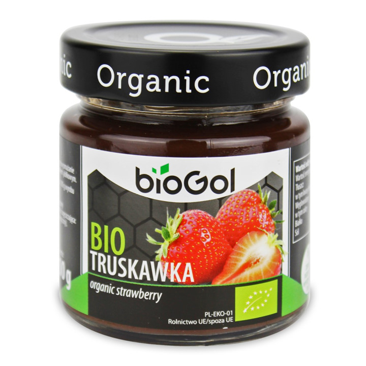 Mus Truskawkowy BIO Vegański 200 g - Biogol - Ekochatka
