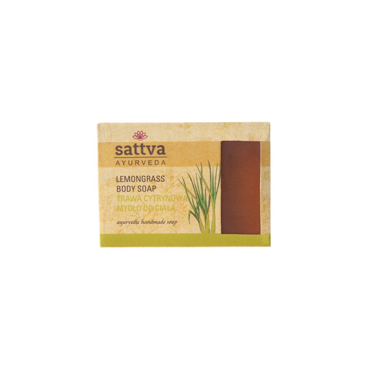 Mydło w Kostce do Ciała Trawa Cytrynowa Naturalne Wegańskie 125 g - Sa